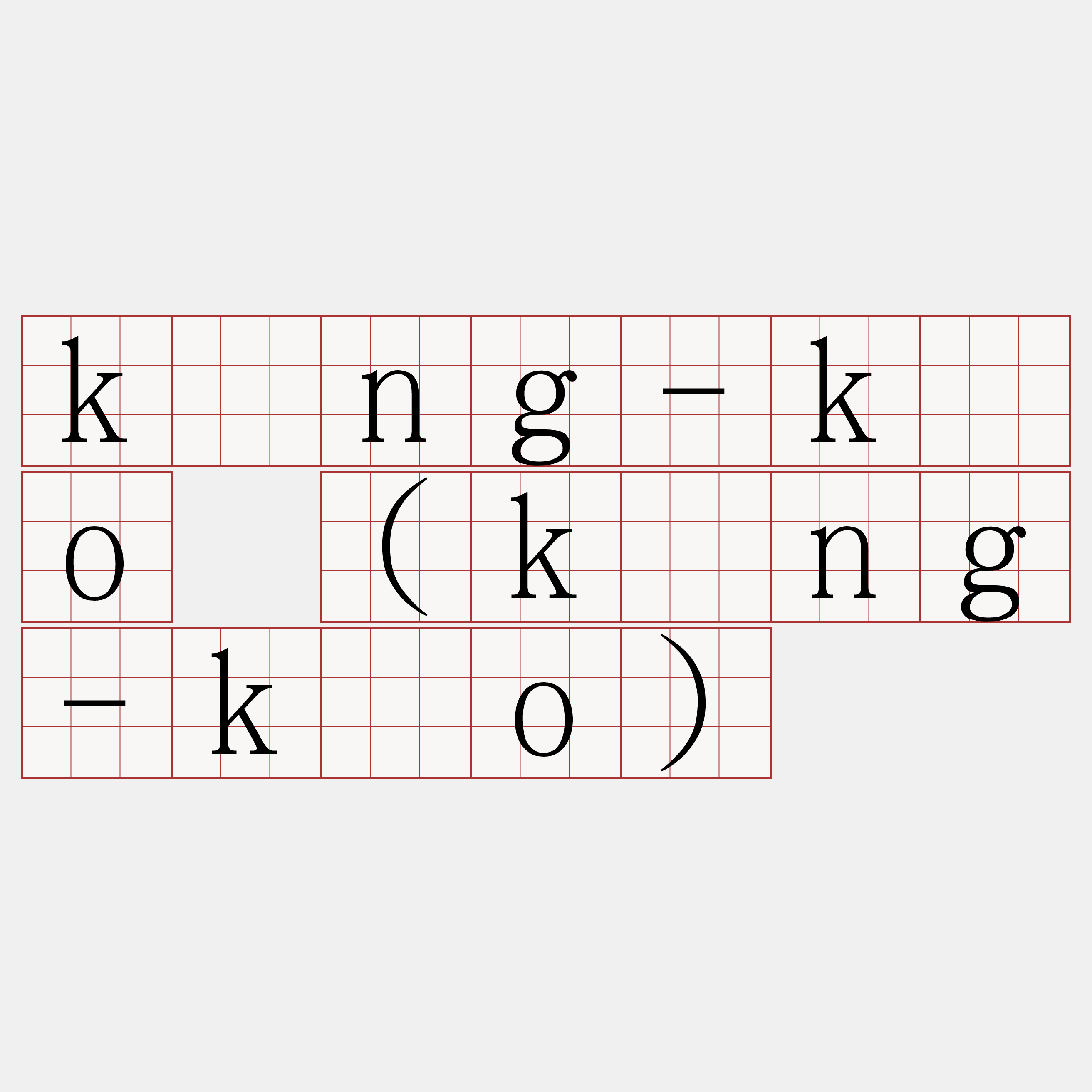 káng-kóo (kóng-kóo)